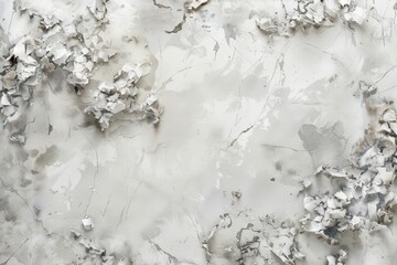 Monochromatic Elegance. White and Gray Abstract Wallpaper