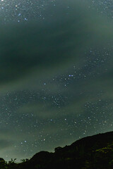 astrofotografia na cidade de Alto Caparaó, Estado de Minas Gerais, Brasil