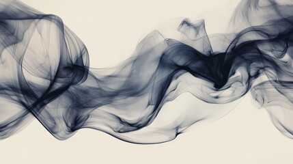 Fluidity of Ink: Minimalist Abstract Art Background with Organic Patterns and Elegant Simplicity