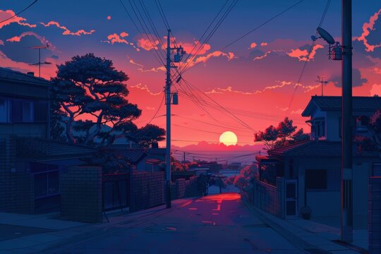 Retro Vibes. A lo-fi nostalgic wallpaper with intricate details