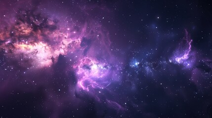 Cosmic Splendor. Beautiful nebula background with intricate details