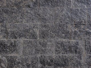 Pared gris de bloques con concreto
