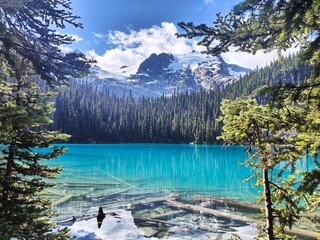 Panoramic views of Joffre Lakes in British Columbia, Canada © Kevin