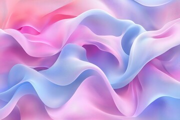 Fototapeta premium Abstract Pink and Blue Wavy Texture with Subtle Lines
