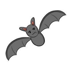simple illustration of a bat