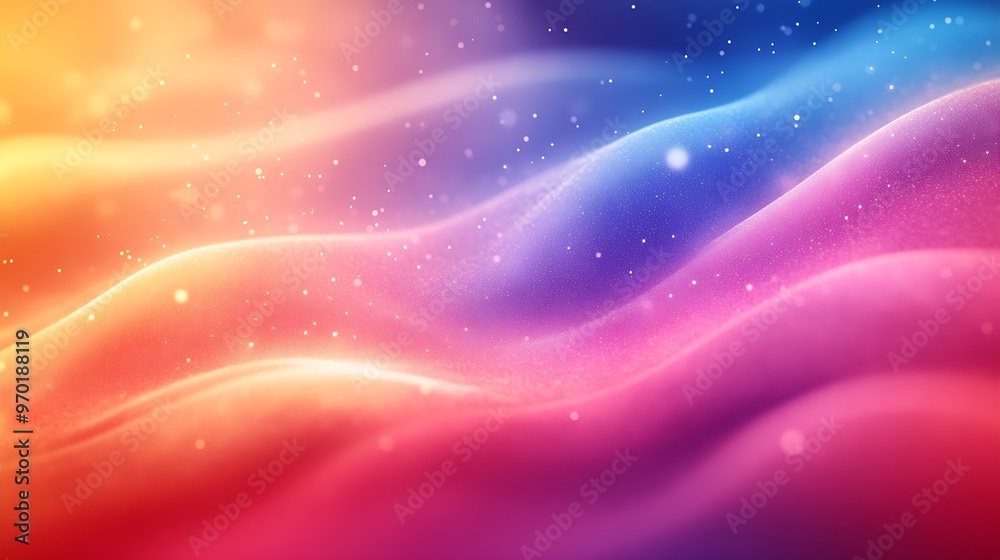 Poster abstract gradient grain noise effect background with blurred pattern colorful for product design and