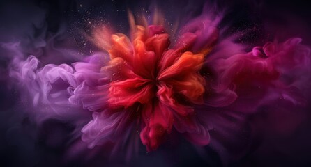 Vibrant floral explosion