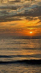 Obraz premium sunset over the sea