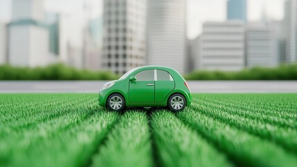 Business leaders focusing on reducing emissions in transportation and logistics by transitioning to electric vehicles