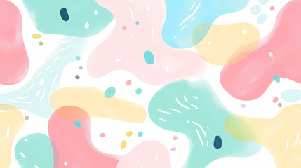 Fototapeta premium Seamless pattern pastel popular color. Pastel. Illustration