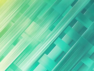 Vibrant green gradient background with a woven flash line effect