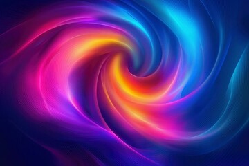 Obraz premium Abstract Swirling Pattern with Gradient Colors