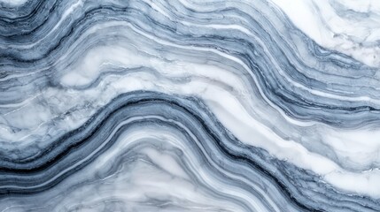 Obraz premium Smooth, flowing marble veins creating natural organic patterns