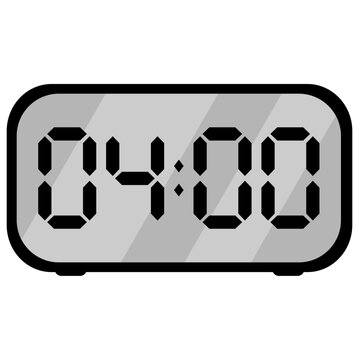 digital clock at 4am
