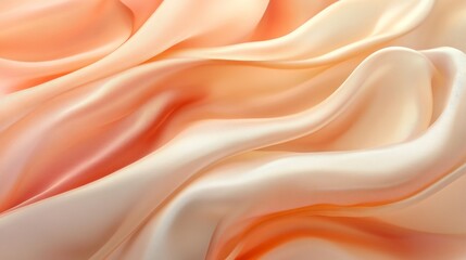 Fototapeta premium Soft flowing fabric in pastel colors