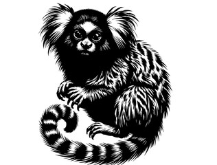 close up of a black lemur, close up of a lemur, black and white squirrel, 