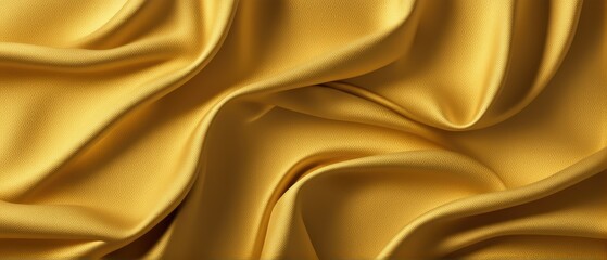 Fototapeta premium Golden Silk Fabric Texture