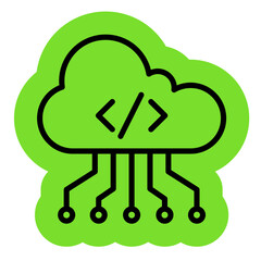 API integration Icon, Tech bussines