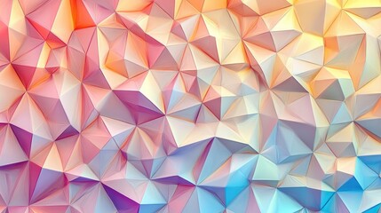 Low Poly Triangular Patterned Background