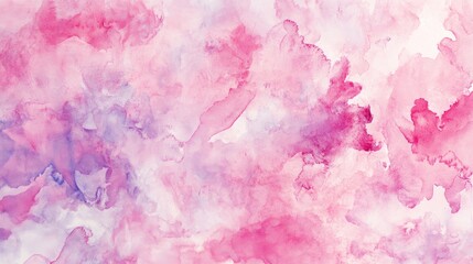 Soft Watercolor Artwork with a Distressed Effect Blush Tie Dye Batik Style Aquarelle Texture with Brushstrokes Blush Handmade Taffy Inspired Art