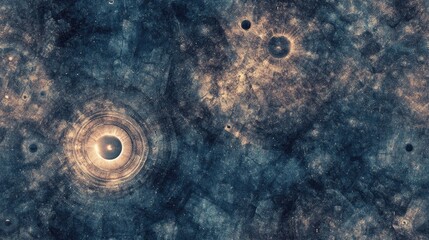 Seamless mural background featuring a textured spaceship pattern wallpaper