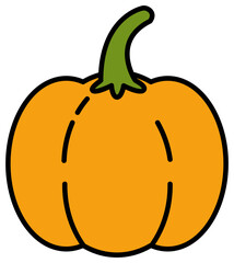 Pumpkin Illustration | Autumn Design | Vector Artwork