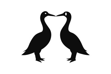 Fish winged Bird vector art and illustration