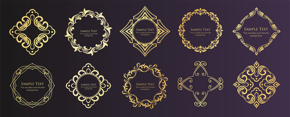 Halloween motif design material set