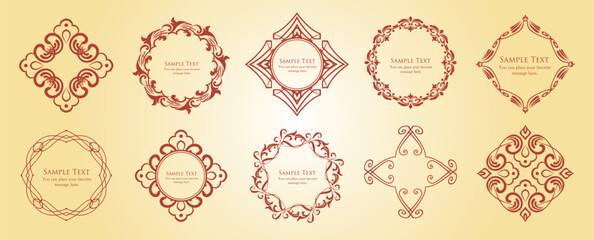 Halloween motif design material set