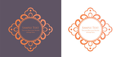 Halloween motif design material set