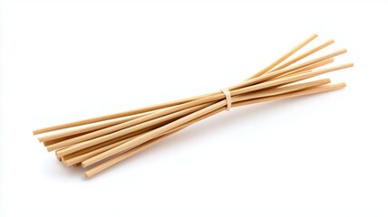 A bunch of sticks are tied together