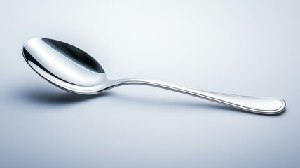 A spoon is shown on a white background