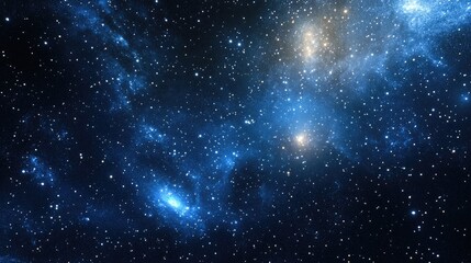 Fototapeta premium 3D rendering of a night sky filled with stars and galaxies showcasing the beauty of the universe in an outer space scene