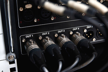 XLR jack to the preamplifier output.