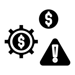 Risk management icon