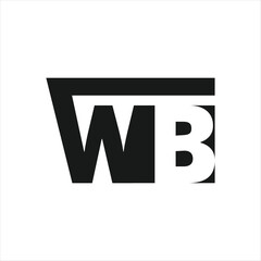 WB letter Logo