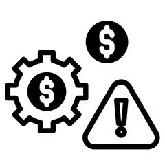 Risk management icon