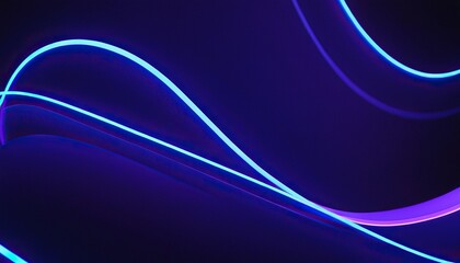 Purple Waves on Dark background with blue and purple gradient lines in wavy movement 523