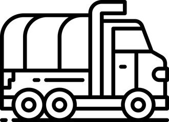Military truck icon