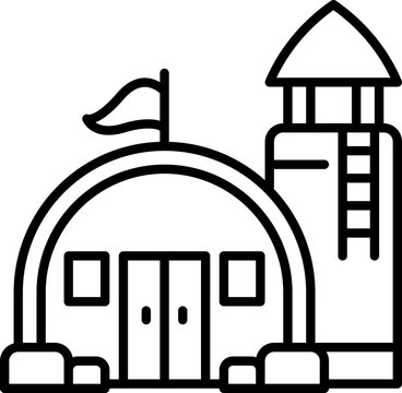recommend clip art: Base military icon