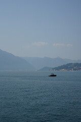 Boat on Lake Como