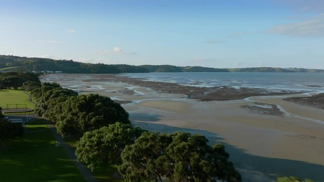 The coastal holiday town of Snells Beach, near Warkworth, Auckland, New Zealand.
