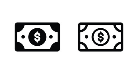 dollar money icon vector. dollar money  sign icon for web site
