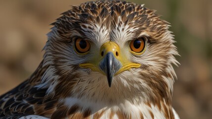Close-up Portrait of a Majestic Eagle