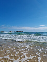 This is Sampo Beach in Gangwon-do, South Korea.