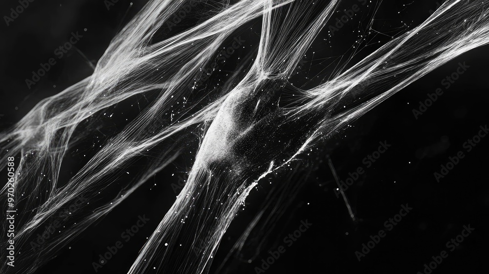 Poster abstract black and white photo showcasing flowing lines and textures, ideal for artistic and modern 