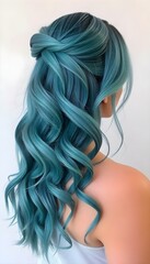 Fototapeta premium woman with magnificent hair