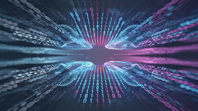 binary code pattern