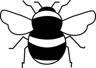 Bee honey icon