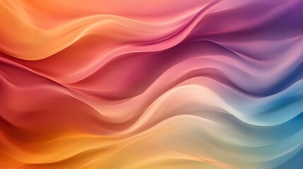 Obraz premium Colorful abstract wave pattern, vibrant texture